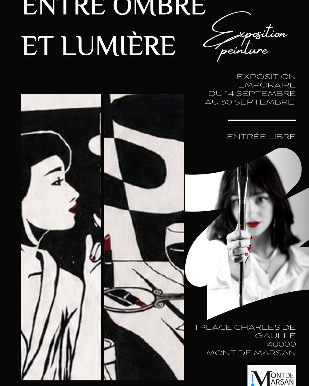 Affiche Eve nement Artistique Exposition Photos Moderne Noir et Blanc_page-0001