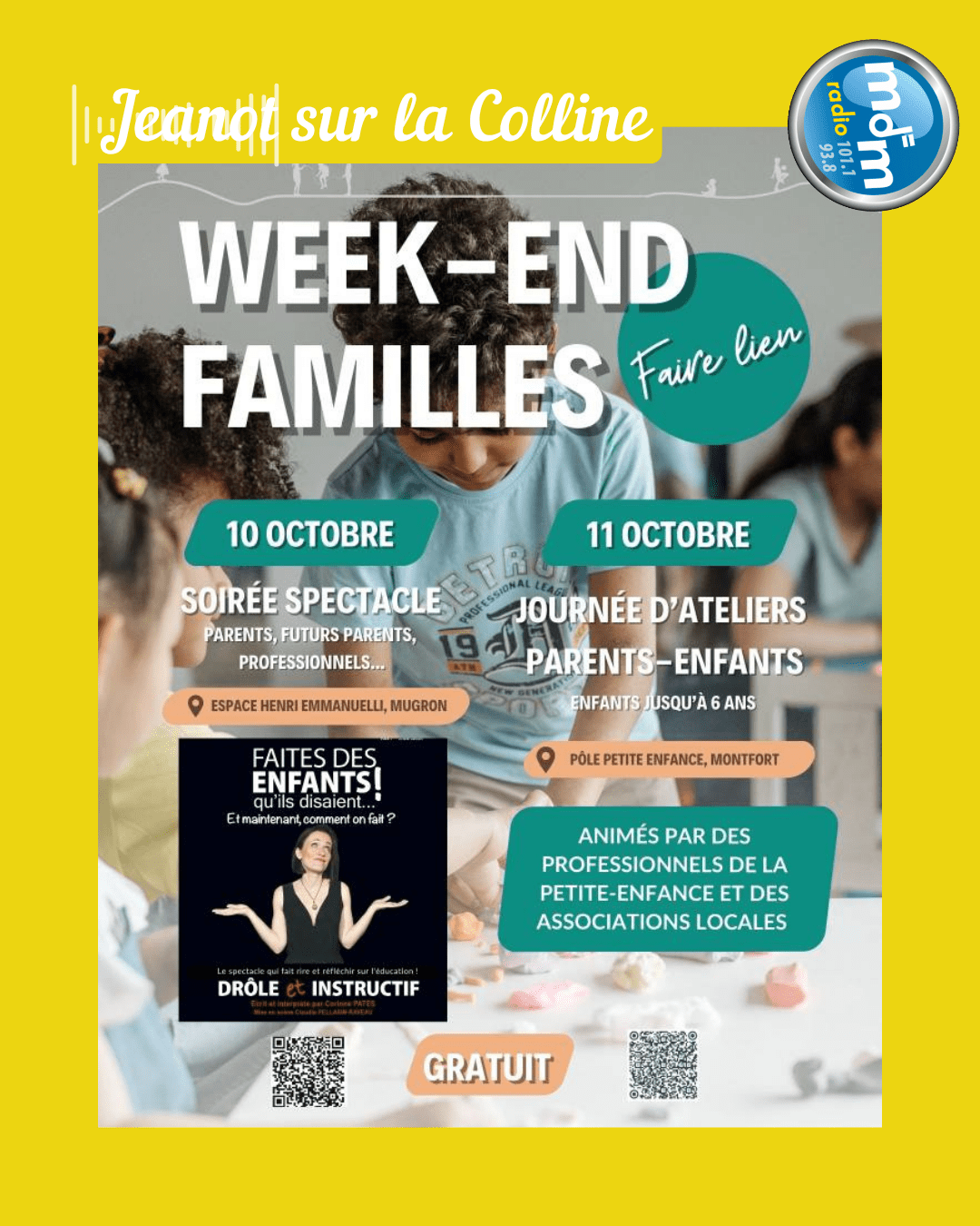 Jeanot sur la Colline 2025-09-30 - Week-end Familles