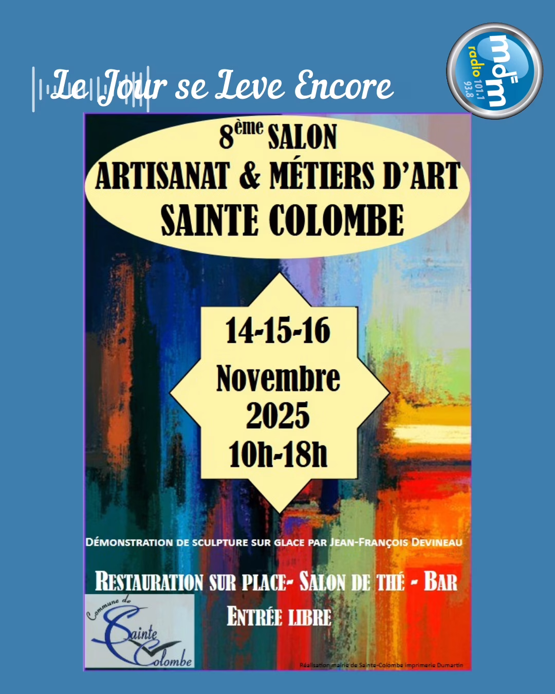 Le Jour se Lève Encore 2025-11-13-ITV_Salon_Sainte_Colombe