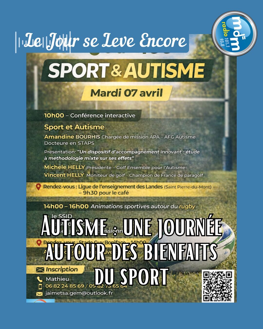 Le Jour se Lève Encore 2026-04-02 - Autisme une journée autour des bienfaits du sport