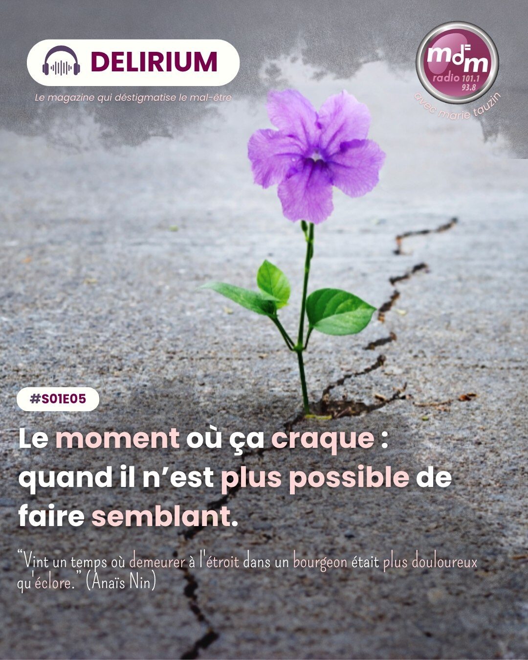 S01E05 - Le moment où ça craque, quand tu ne peux plus faire semblant