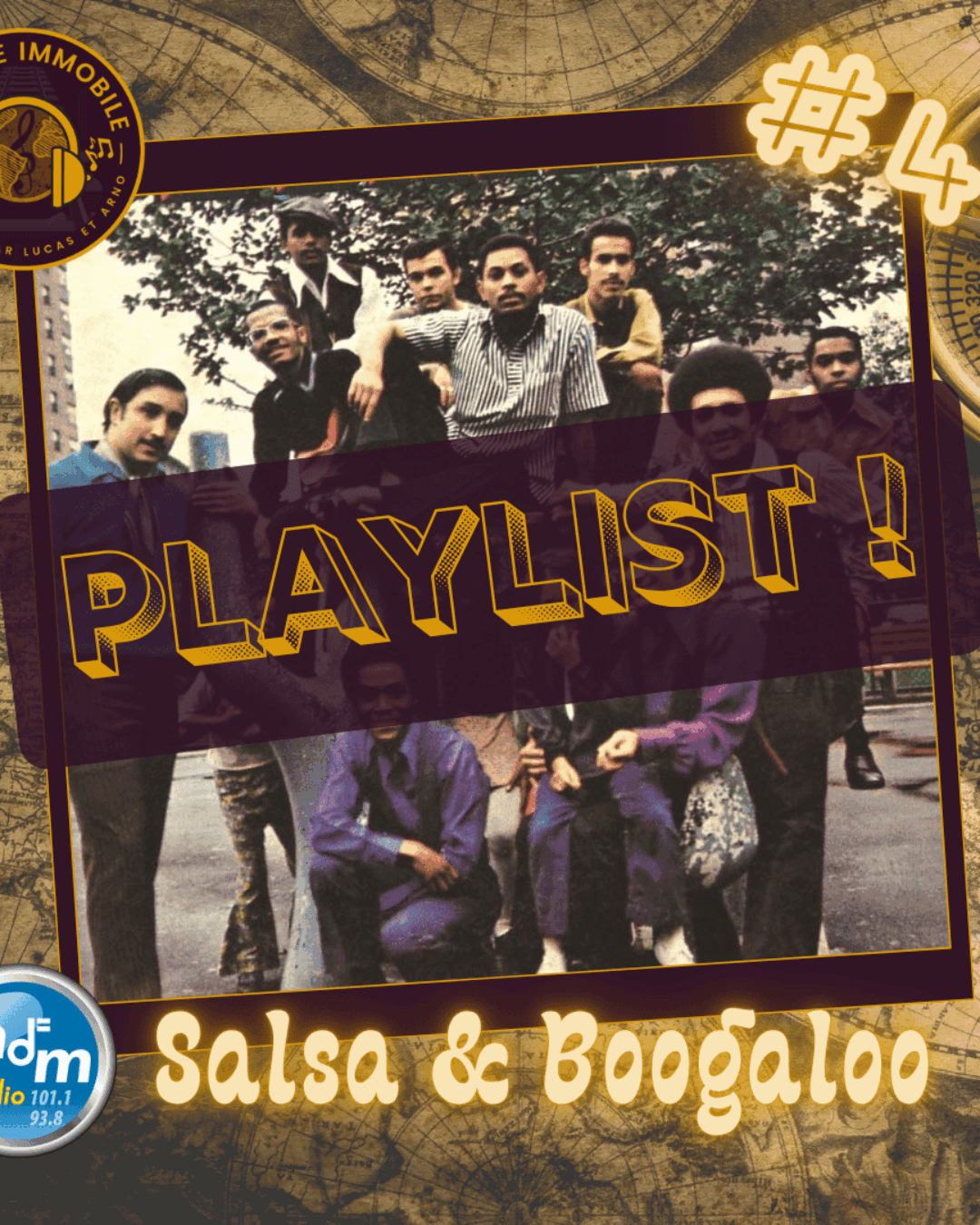 Voyage Immobile Playlist 04 - Salsa & Boogaloo - 24-02-2022 - Image