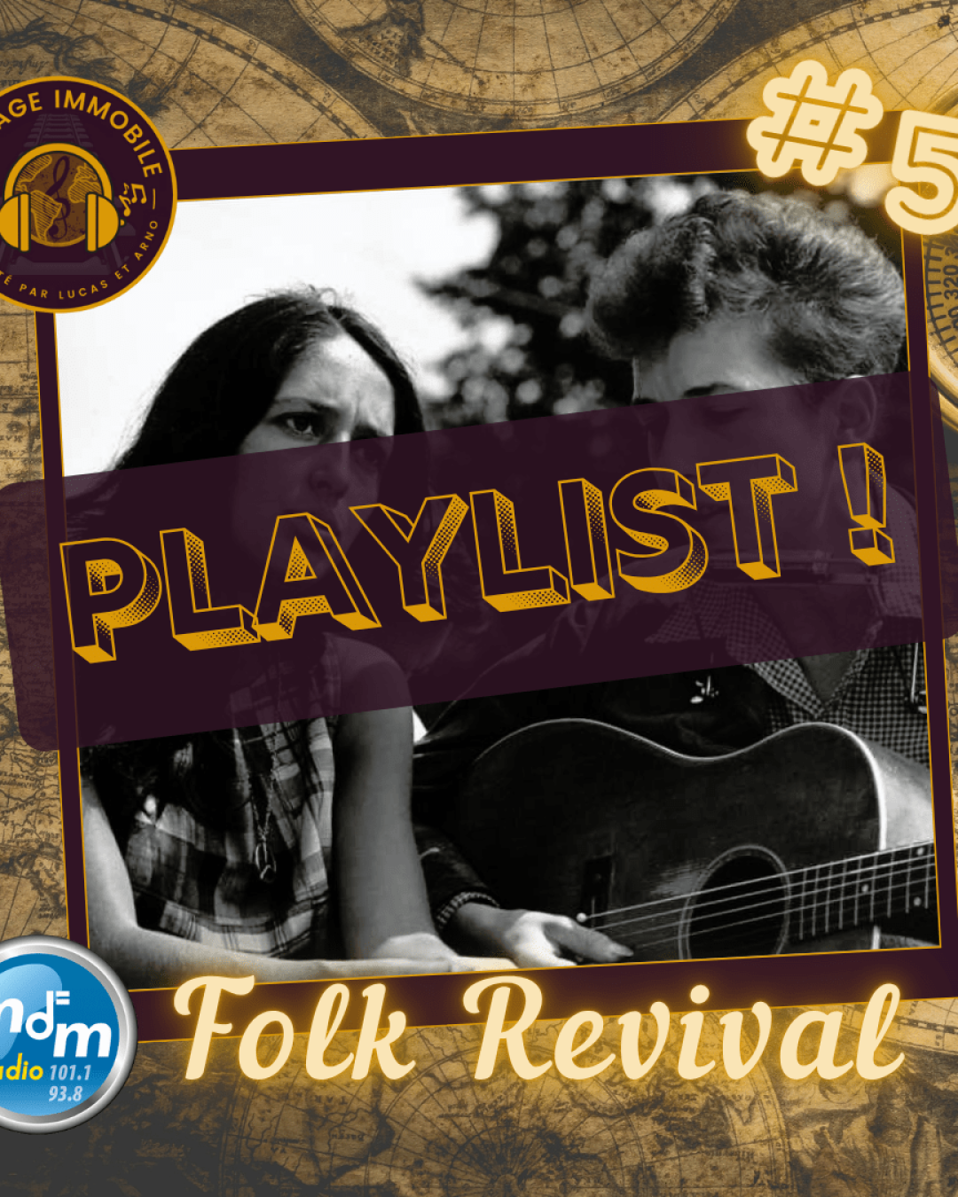 Voyage Immobile Playlist 05 - Folk Revival - 24-03-2022 - Image