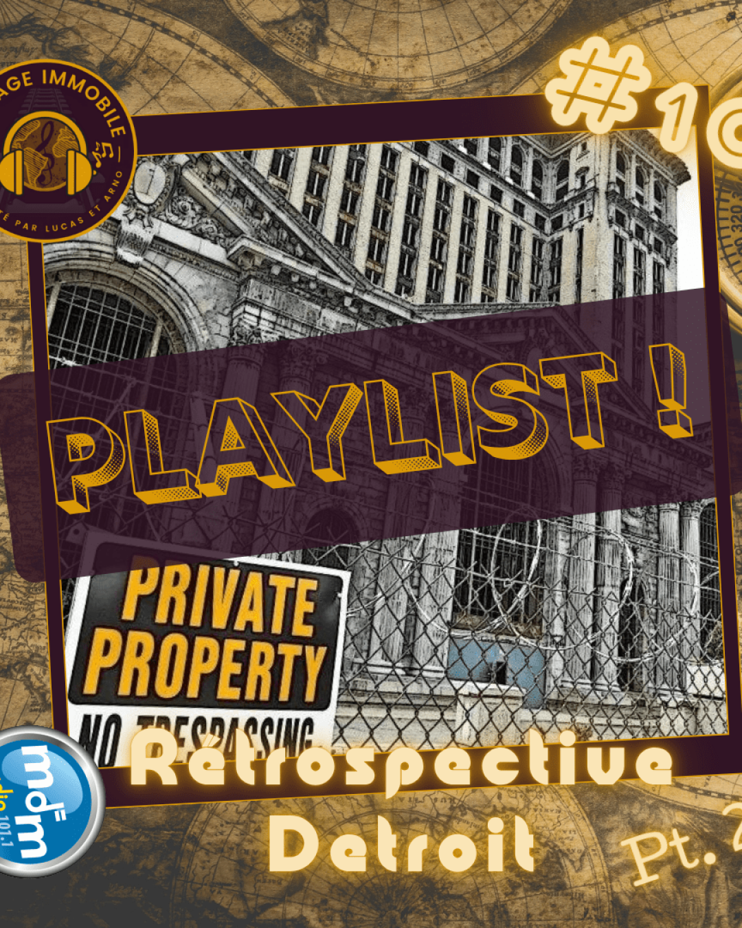 Voyage Immobile Playlist 10 - Rétrospective Detroit Pt. 2 - 22-11-2022