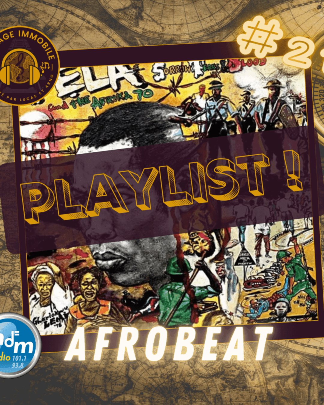 Voyage Immobile Playlist 21 - Afrobeat - 29-03-2025